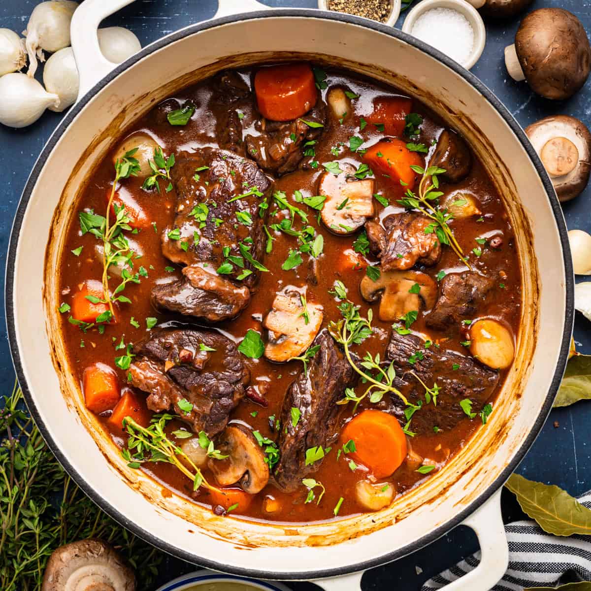 Beef Bourguignon (with Simon's Pearl Onion Twist)