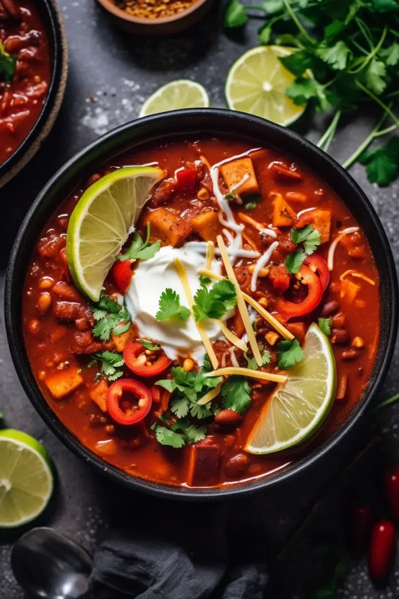Meatball Black Bean Chilli (Esther Clark)