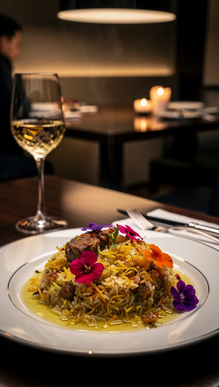 Sweet Potato and Mushroom Biryani (Vegetarian)