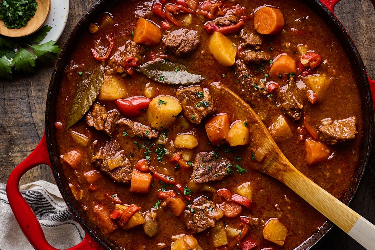 Goulash (Felicity Cloake's "Perfect" Stovetop Version)