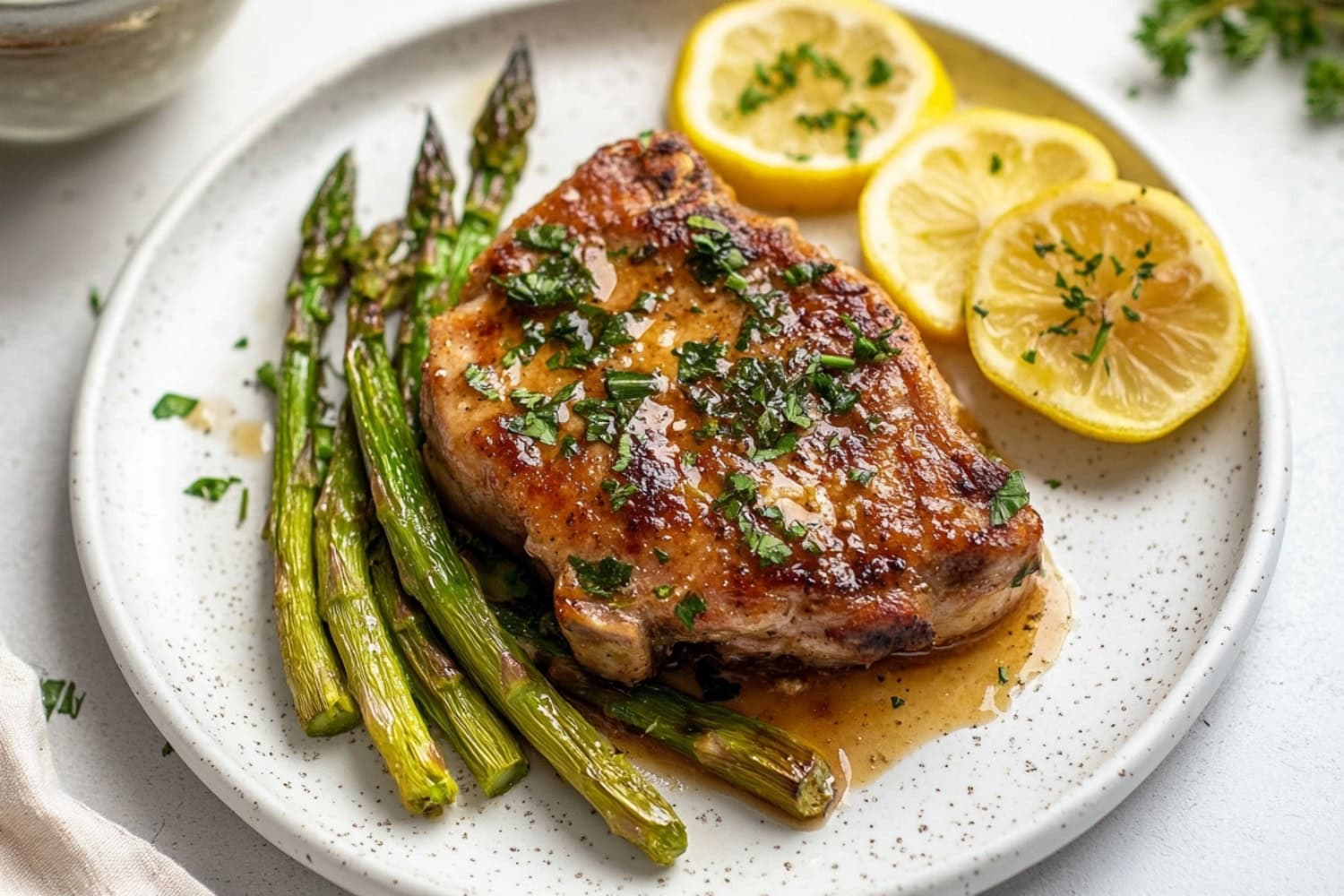 Lemon Butter Pork Chops